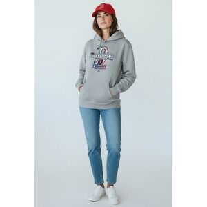 Majestic Boston Red Sox 2018 American League Champions Hoodie Womens Medium Gray
